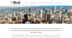 Desktop Screenshot of fdbeck.com.au